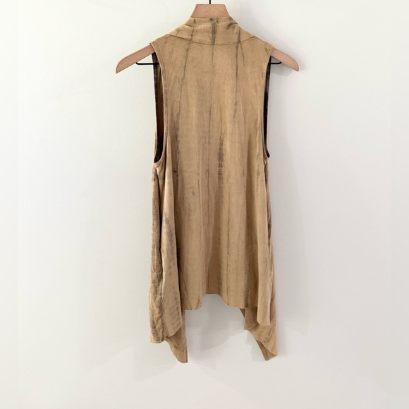 PPLA Ishi Knit Boho Waterfall Vest Brown Size XS/S - Picture 5 of 5